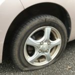 タイヤ側面の損傷